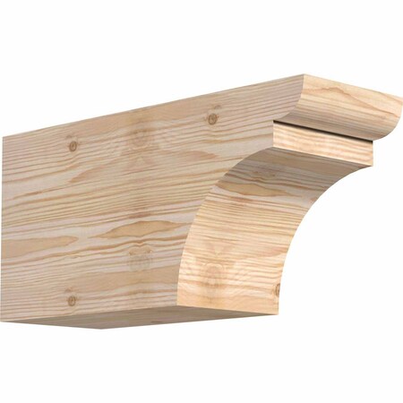 Ekena Millwork Yorktown Smooth Rafter Tail, Douglas Fir, 5 1/2"W x 8"H x 16"L RFT06X08X16YOR00SDF
